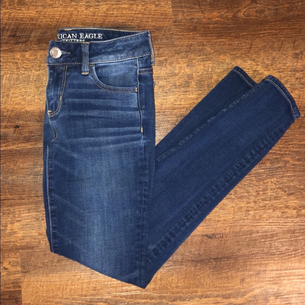 American Eagle Dark Wash Super Stretch Jeans